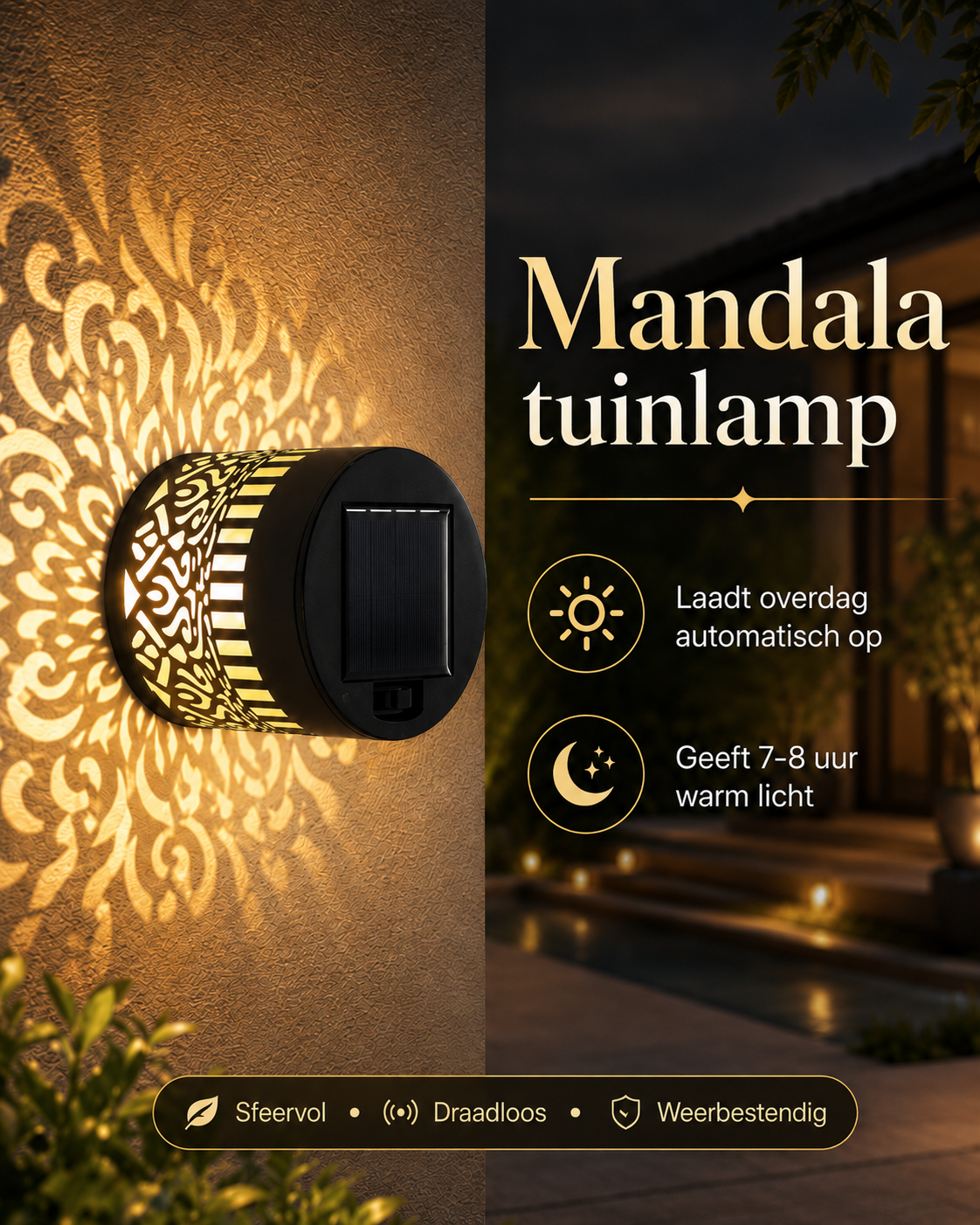 Mandala Tuinlamp