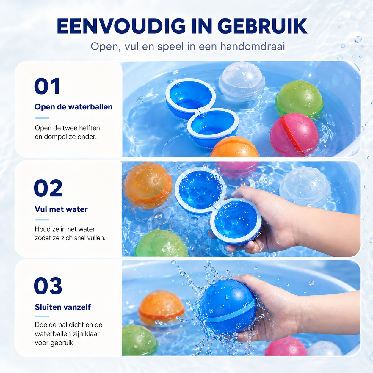 Herbruikbare Waterballonnen