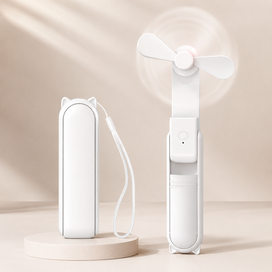 Draagbare Mini Ventilator | Altijd Verkoeling Binnen Handbereik
