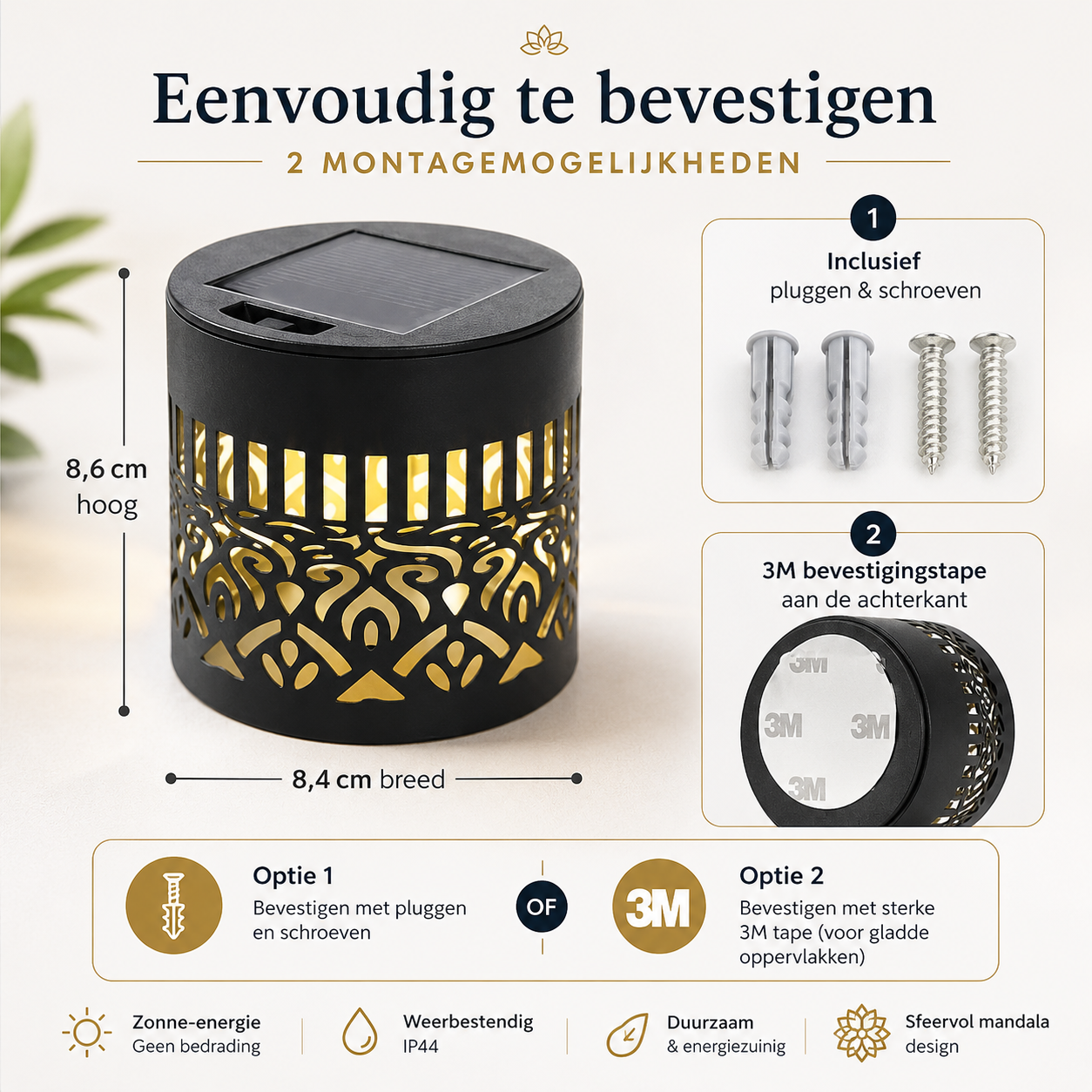 Mandala Tuinlamp