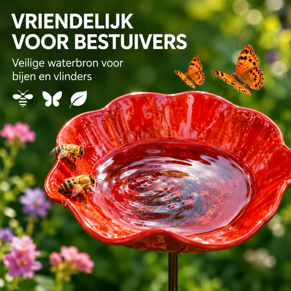 Bloemvormig Vogelbadje