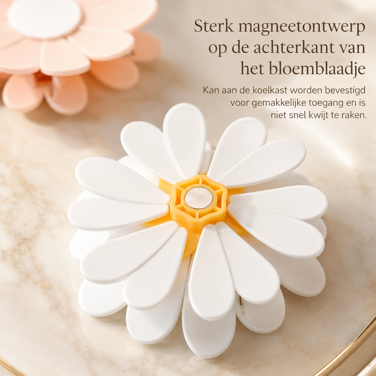 Magneetbloem Vershoudclips
