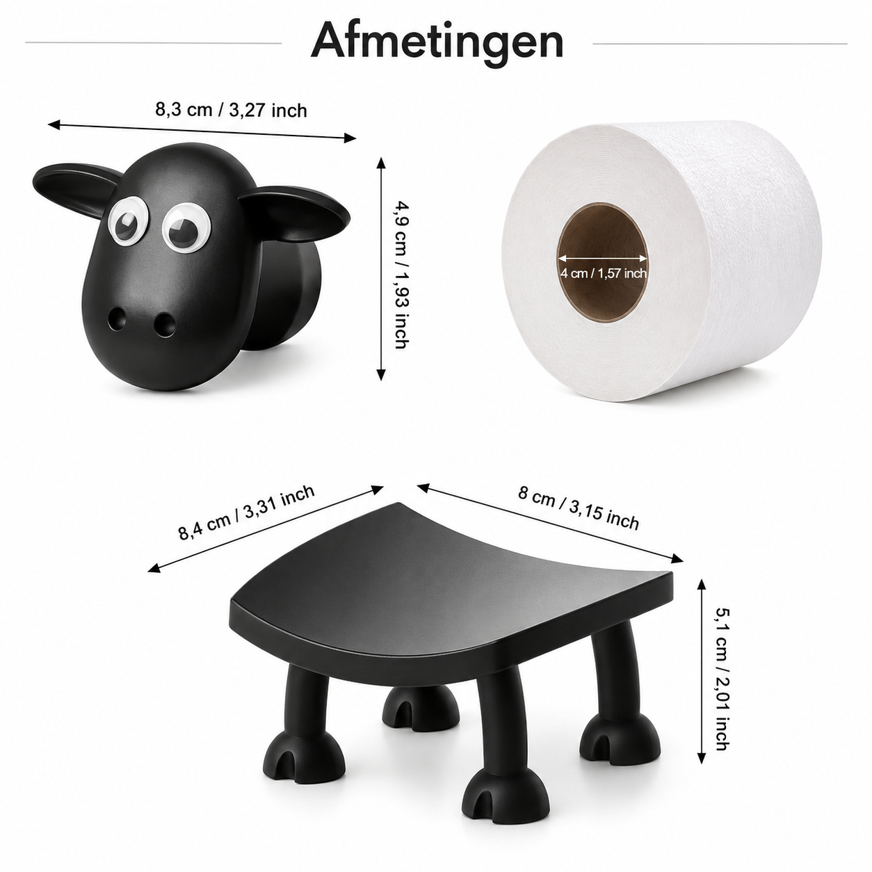 WoolyRoll Toiletrolhouder